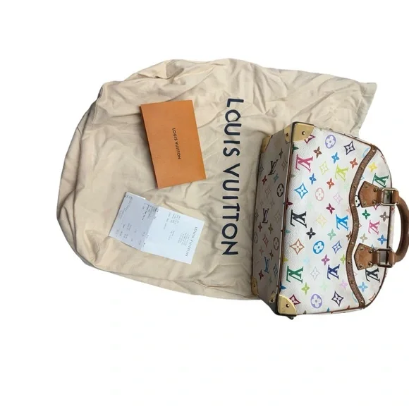 Louis Vuitton White Multicolor murakami Trouville PM - Picture 16 of 16